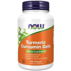 Now Foods Turmeric Curcumin Gels 120 kapslí