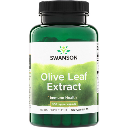Swanson Olivový List (Olive Leaf) Extract 500 mg 120 kapslí