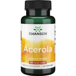 Swanson Acerola 500 mg 60 kapslí