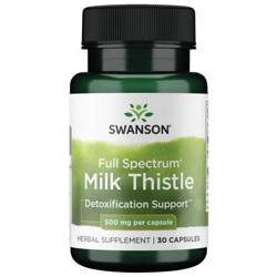 Swanson Ostropestřec Mariánský (Milk Thistle) 500 mg 30 kapslí