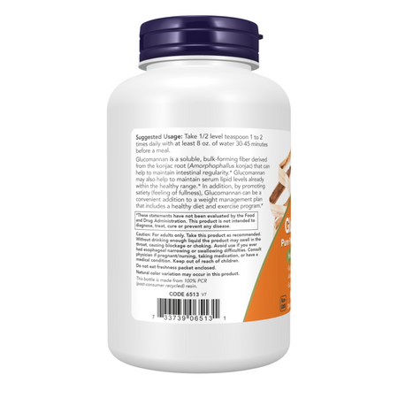 Now Foods Glucomannan Pure Powder 227 g