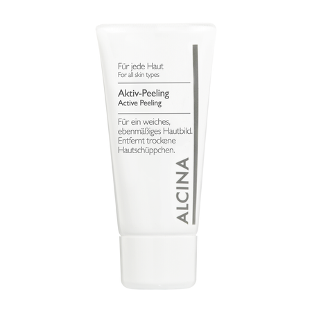 ALCINA For all skin types Active Peeling – pleťový peeling s křemelinovým granulátem, 50 ml