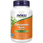 Now Foods Cinnamon 600 mg 120 kapslí