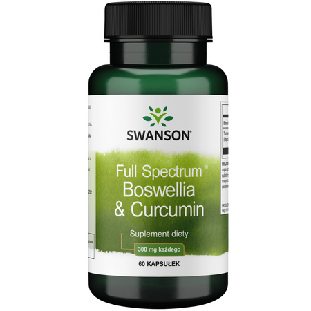 Swanson Boswellia a Curcumin 60 kapslí
