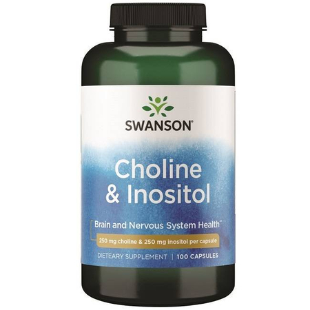 Swanson Cholin a Inositol 100 kapslí