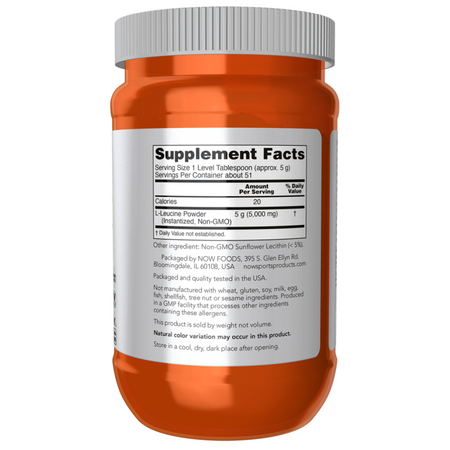 Now Foods L-Leucine Powder 255 g