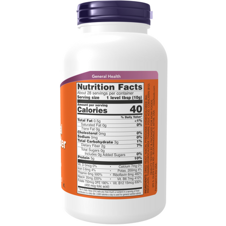 Now Foods Nutritional Yeast Pudr 284 g