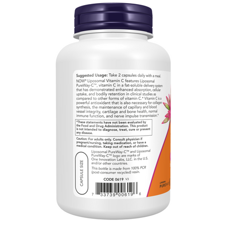 Now Foods Liposomal Vitamin C 120 veg kapslí