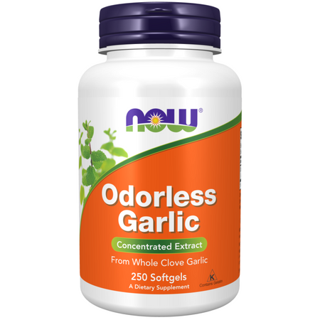 Now Foods Odorless Garlic 250 kapslí