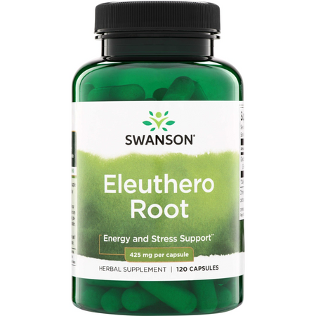 Swanson Žen-šen Sibírsky (Eleuthero) 425 mg 120 kapslí