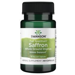 Swanson Šafrán (Saffron) 15 mg 60 kapslí