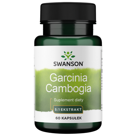 Swanson Garcinia Cambogia 80 mg 60 kapslí