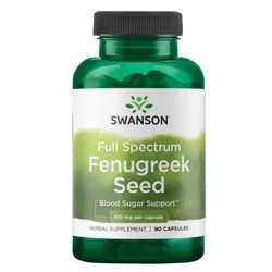 Swanson Pískavice Řecké Seno (Fenugreek) 610 mg 90 kapslí