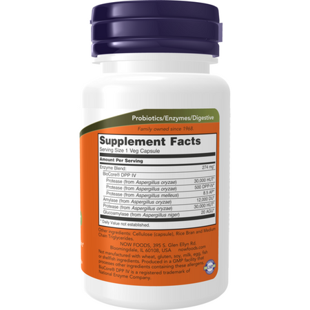 Now Foods Gluten Digest 60 kapslí