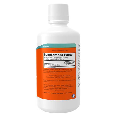 Now Foods Colloidal Minerals Liquid 946 ml