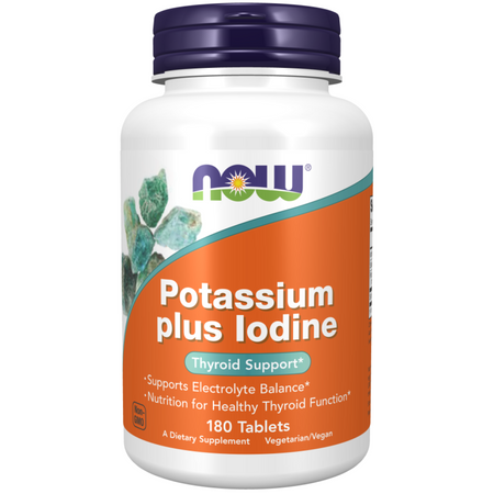 Now Foods Potassium plus Iodine 180 tablet