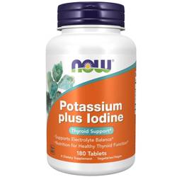 Now Foods Potassium plus Iodine 180 tablet