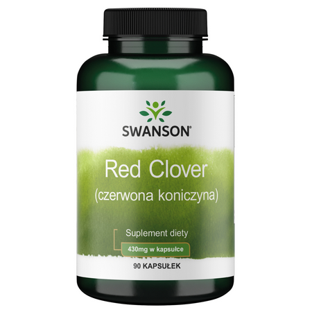 Swanson Full Spectrum Red Clover Blossom 430 mg 90 kapslí