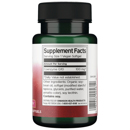 Swanson Koenzym Q10 100 mg 100 kapslí