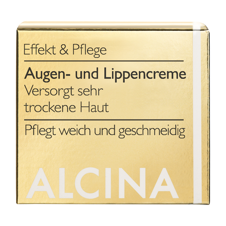 ALCINA Effective Care Eye and Lip Cream – krém na oční okolí a rty, 15 ml