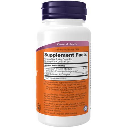 Now Foods Pycnogenol 30 mg 150 kapslí
