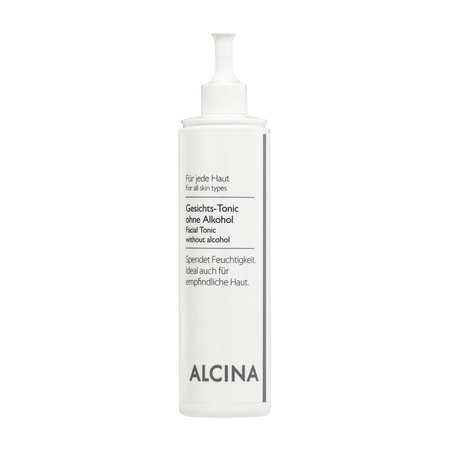 ALCINA For all skin types Facial Tonic without Alcohol – pleťové tonikum bez alkoholu pro citlivou pleť, 200 ml