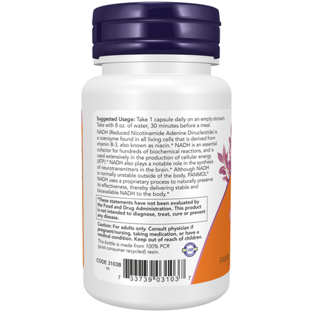 Now Foods NADH 10 mg 60 kapslí