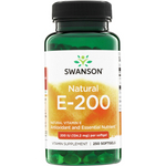 Swanson Vitamín E Přírodní 200 iu 250 kapslí