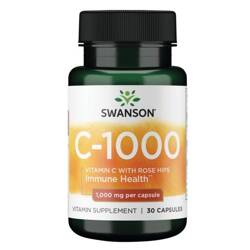 Swanson Vitamín C 1000 mg s Šípkem 30 veg kapslí