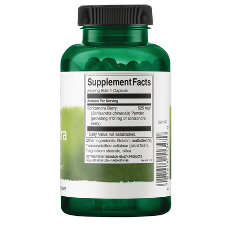 Swanson Klanopraška Čínská (Schizandra Berries) 525 mg 90 kapslí