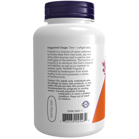 Now Foods Propolis 2000 5:1 Extract 90 kapslí
