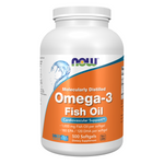 Now Foods Omega-3 Fish Oil Molecularly Distilled 500 kapslí