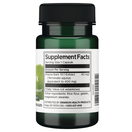 Swanson Arjuna Bark 40 mg 60 kapslí