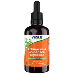 Now Foods Echinacea a Goldenseal Glycerite 59 ml kapky