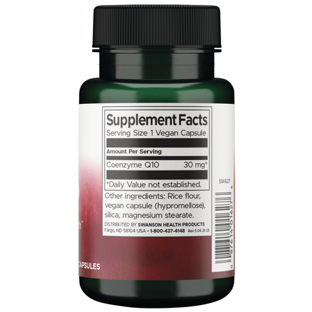 Swanson Koenzym Q10 30 mg 60 kapslí