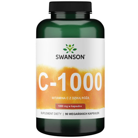 Swanson Vitamín C 1000 mg s Šípkem 90 veg kapslí