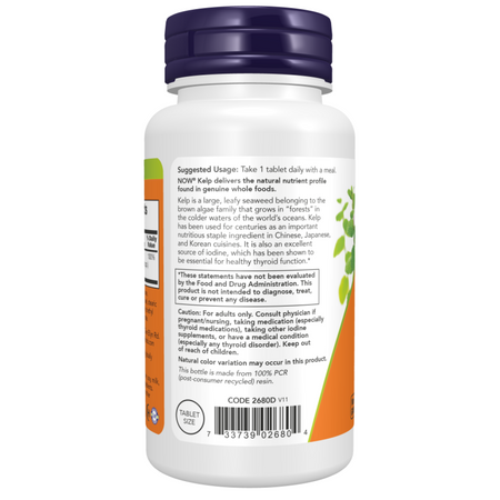Now Foods Kelp (Jód) 200 tablet