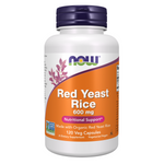 Now Foods Červená Rýže (Red Yeast Rice) 600 mg 120 kapslí