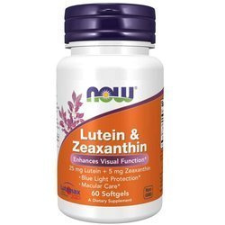 Now Foods Lutein a Zeaxantin 60 kapslí