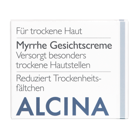 ALCINA For dry skin Facial Cream Myrrh – pleťový krém pro velmi suchou pleť náchylnou k vysychání, 100 ml