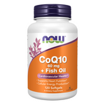 Now Foods Koenzym Q10 60 mg Fish Oil 120 kapsle