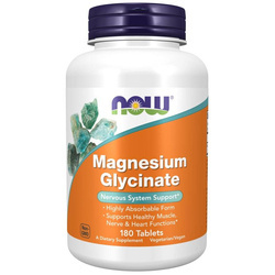 Now Foods Magnesium Glycinát 100 mg 180 tablet