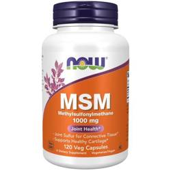 Now Foods MSM Methylsulfonylmethan 1000 mg 120 veg kapslí