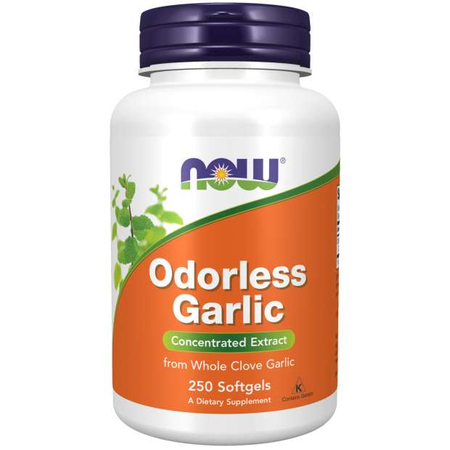 Now Foods Odorless Garlic 250 kapslí