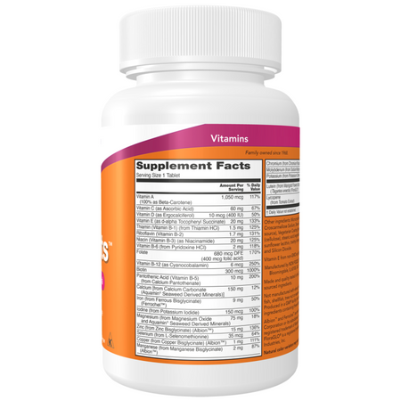 Now Foods Daily Vits 100 tablet
