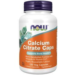 Now Foods Calcium Citrate 120 kapslí