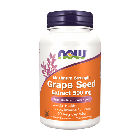 Now Foods Grape Seed Extract 500 mg Maximum Strength 90 veg kapslí