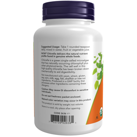 Now Foods Chlorella Pudr 454 g
