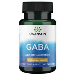 Swanson GABA (Kyselina Gama Aminomáselná) 250 mg 60 kapslí