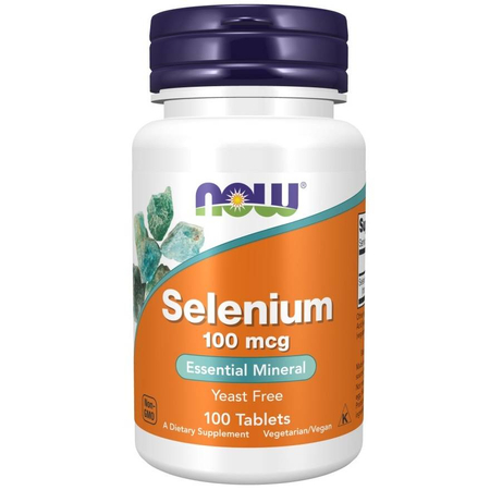 Now Foods Selen 100 mcg 100 tablet